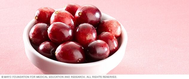 Bowl of cranberries